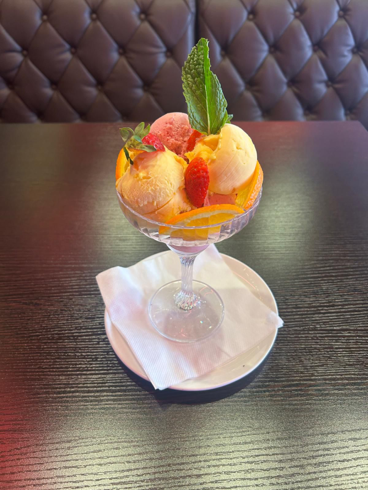 Central Lounge gelato selection